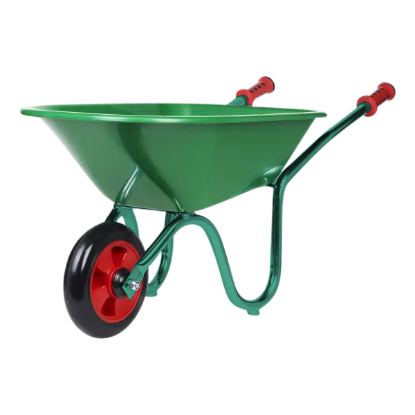 Kinderkruiwagen met kunststof bak RAL 6033